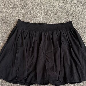 Black Flowy Skort